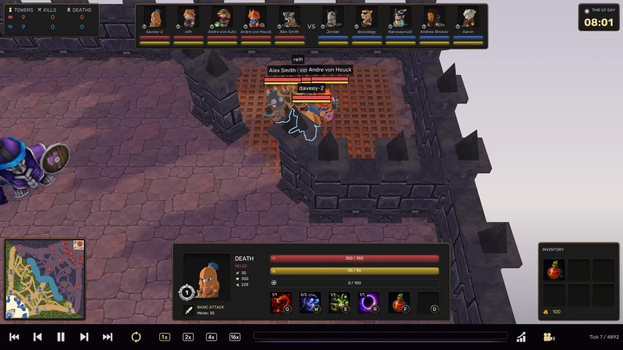 Gods of the Arena match