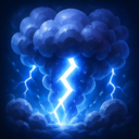 Lightning storm